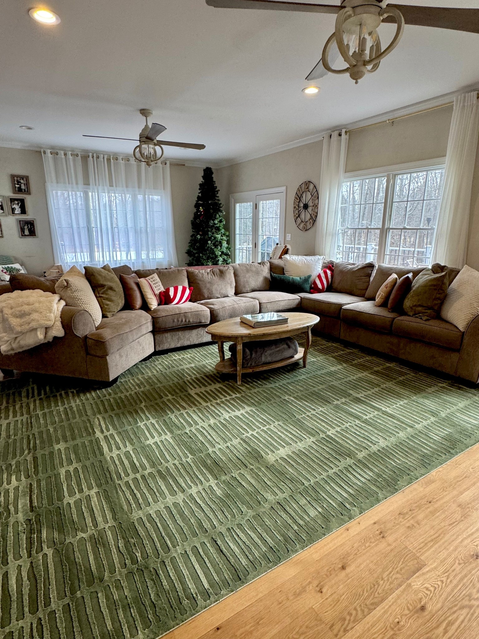 We have the 9x12 with the 1/2” mat under! I’m OBSESSED with our new rug!  

#LTKHome