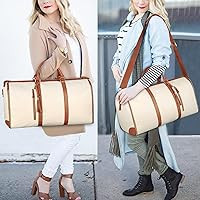 Ytonet Garment Bags for Travel, Convertible Carry on Garment Bag Large Duffle Bags for Women, 2 i... | Amazon (US)