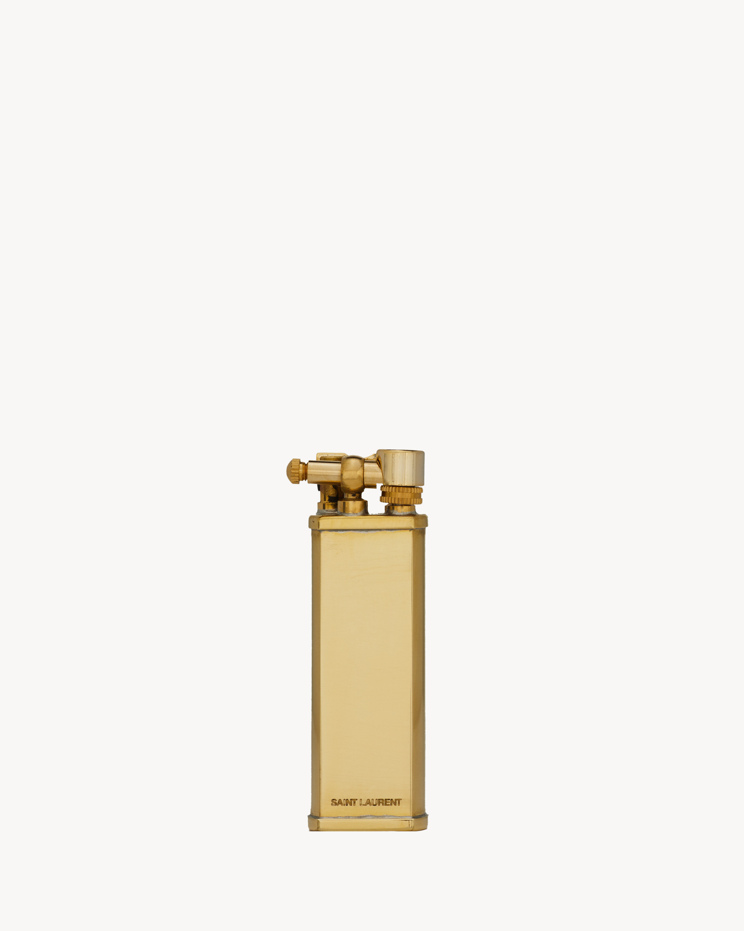 Tsubota Pearl Vintage Lighter in brass | Saint Laurent Inc. (Global)