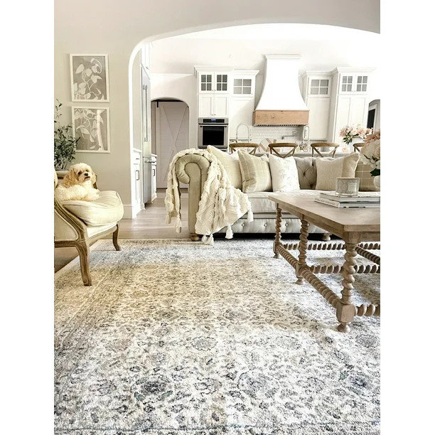 My Texas House Austin Area Rug, White, 5'3" x 7'6" - Walmart.com | Walmart (US)