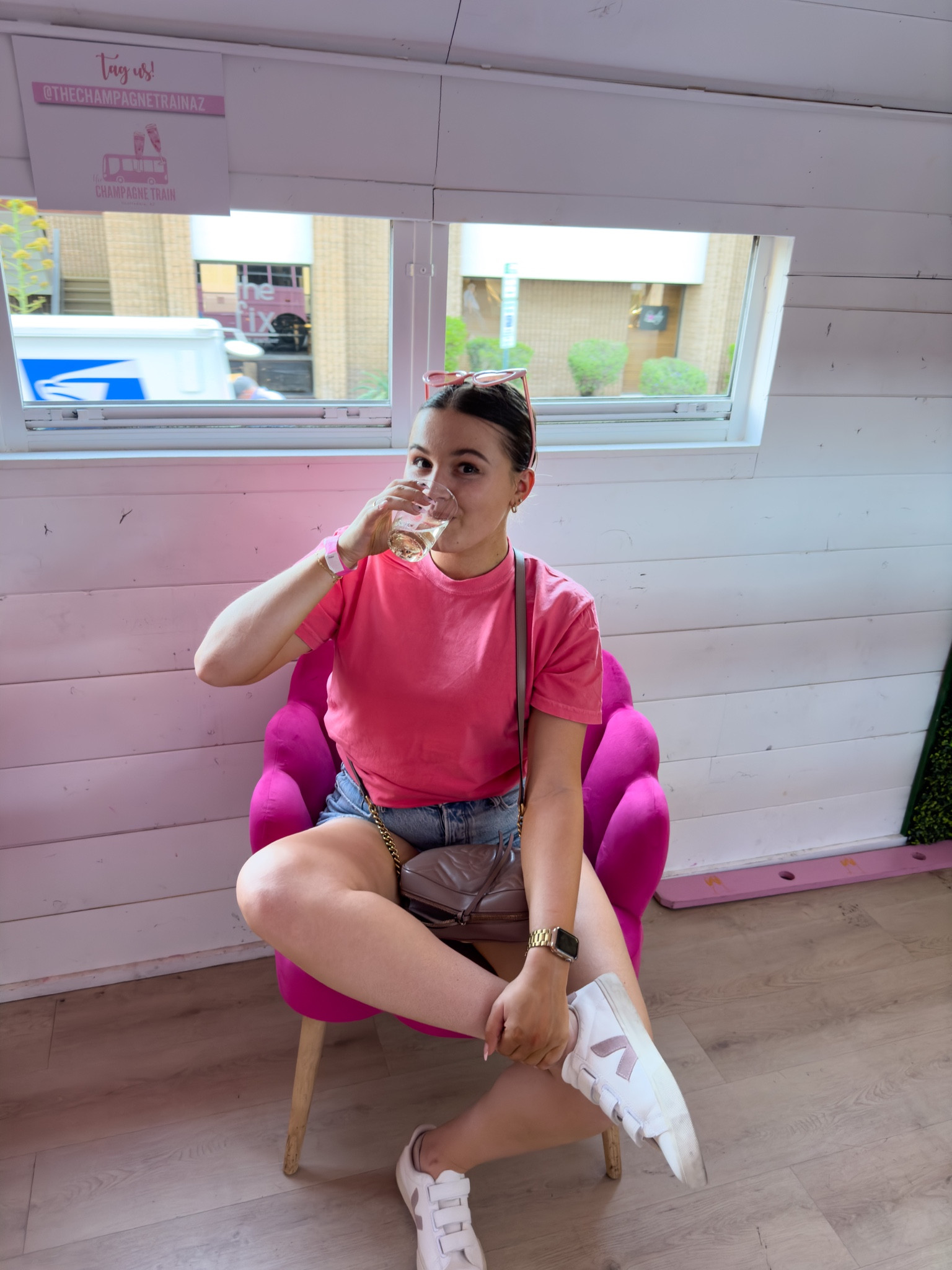 Casual bachelorette party outfit! Featuring a graphic tee and my favorite sneakers. 

I’m wearing a M tee, size 30 shorts and size 9 sneakers

#LTKwedding #LTKtravel #LTKstyletip