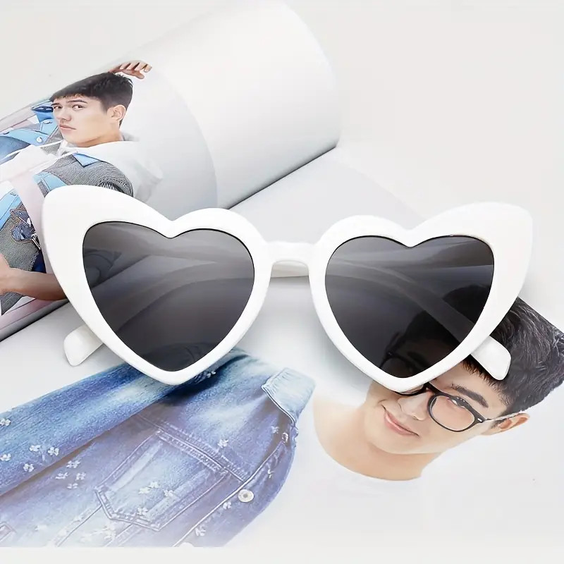 Heart Shaped Sunglasses Women Cute Gradient Fashion - Temu | Temu Affiliate Program