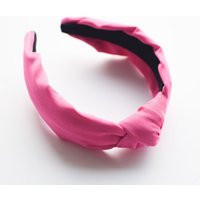 Women's Knot Headbands, Hot Pink Knotted Headband, Silk, Valentines, Gift | Etsy (US)