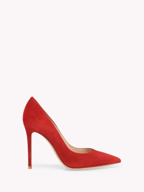 Gianvito Rossi Gianvito 105 Pumps in Red Suede at Nordstrom, Size 34.5 | Nordstrom