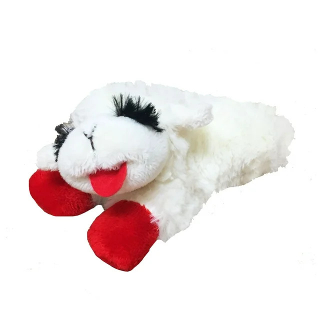 Multipet Lamb Chop Plush Dog Toy, Small - Walmart.com | Walmart (US)