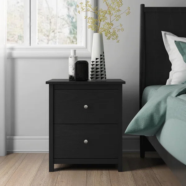 Isenbert 21.9" 2 Drawer Nightstand | Wayfair North America