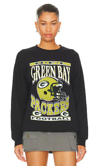 Packers Helmet Flea Market Crew in Black | Revolve Clothing (Global)