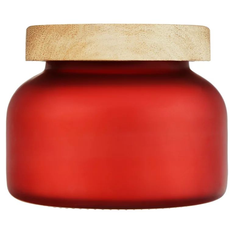 Better Homes & Gardens 18oz Red Lava Citrus Scented 2-Wick Frosted Bell Jar Candle | Walmart (US)