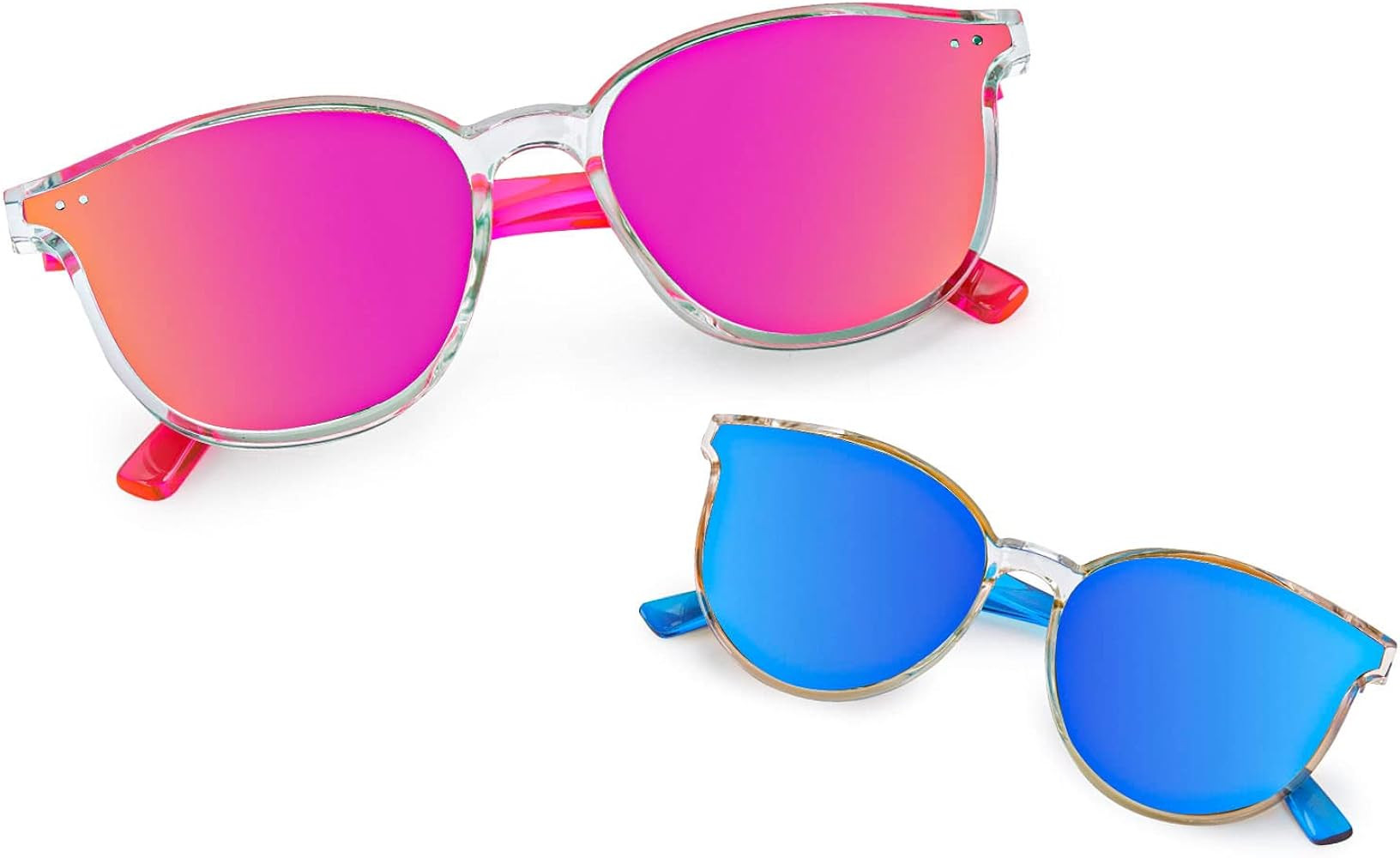 Aofalbe Kids Sunglasses, Mom & Daughter Mommy & Me Matching Sunglasses for Kids Children Mirrored... | Amazon (US)