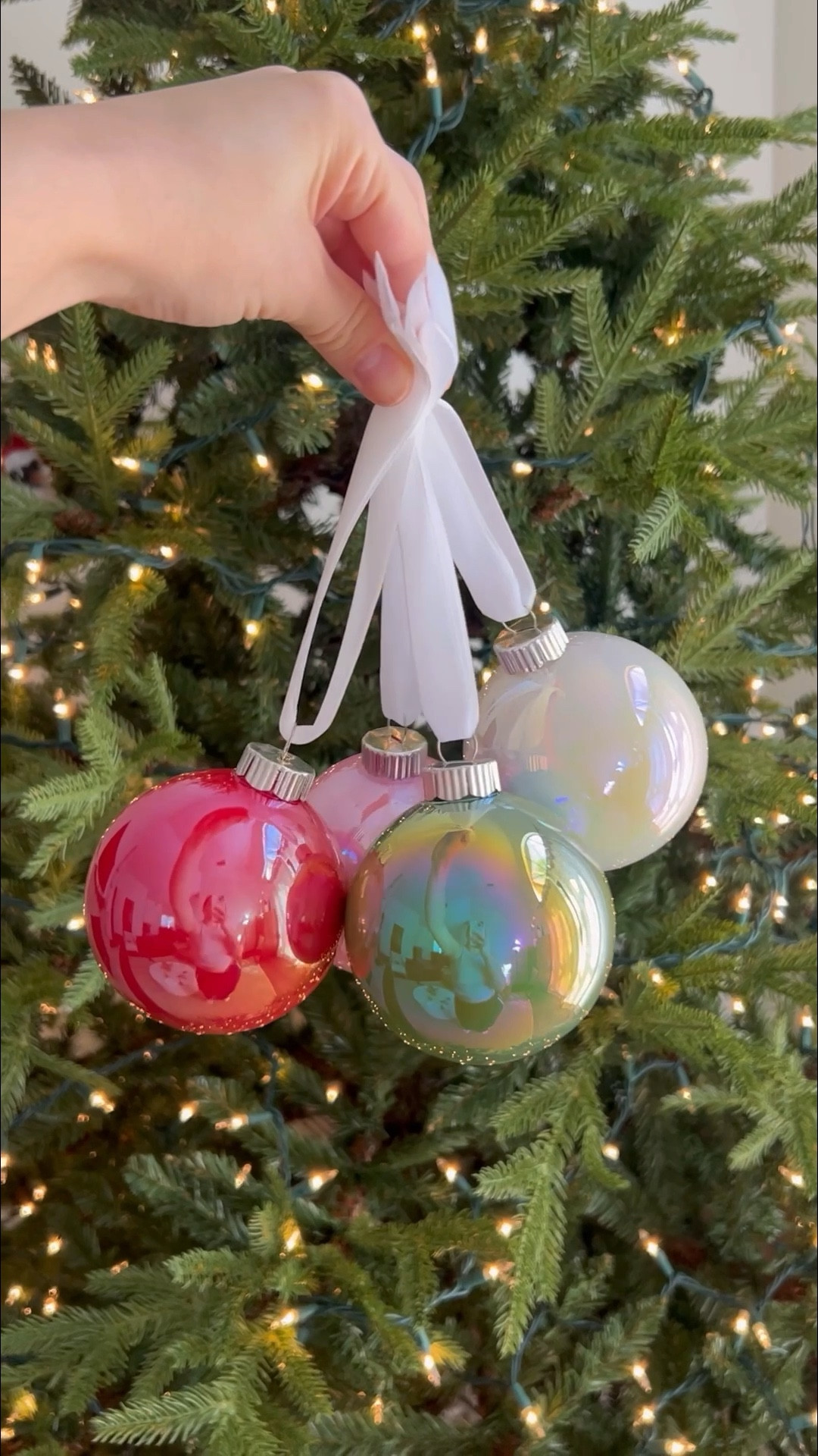 Everything you need to make these DIY Anthropologie inspired iridescent ornaments ✨ 

#holidaydecor #christmasdecor #christmasDIY #LTKhome #christmastree #holidayhome

#LTKGiftGuide #LTKSeasonal #LTKHoliday