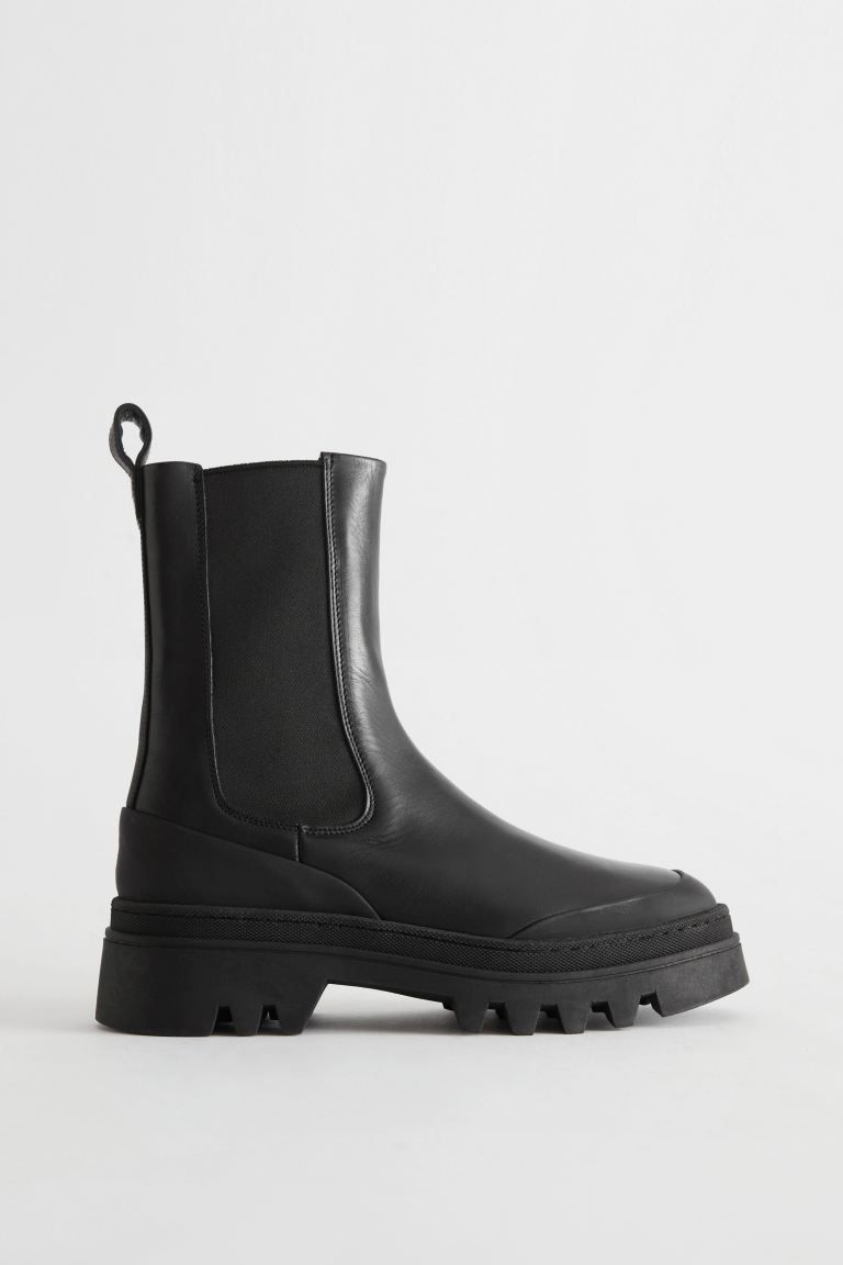 Chunky Chelsea Leather Boots& Other Stories | H&M (UK, MY, IN, SG, PH, TW, HK)