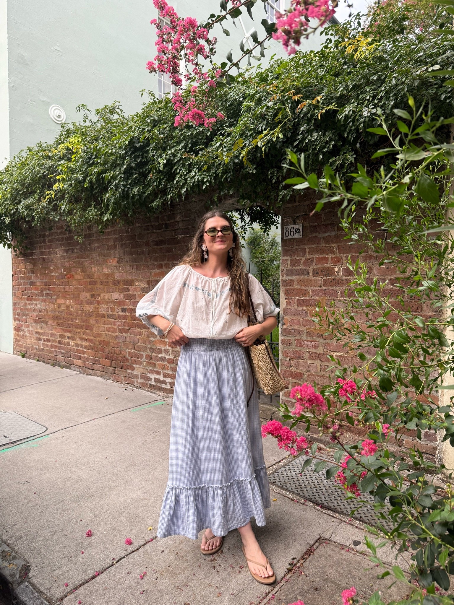 wearing 38 in top and small in skirt! 

Summer outfit