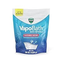 Vicks VapoBath, Bath Crystals, Bath Bomb, Non-Medicated Bath Salts, Soothing Vicks Vapors Steam Arom | Amazon (US)