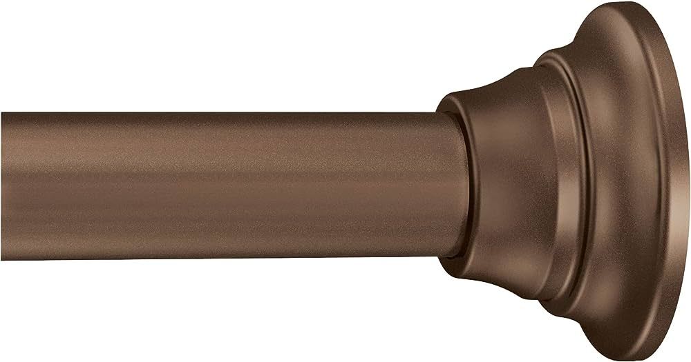 Moen TR1000OWB 44-72-Inch Adjustable Tension Mounted Straight Shower Curtain Rod, Old World Bronz... | Amazon (US)