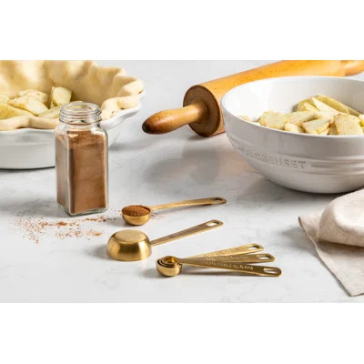 Gold Measuring Spoons - Set of 5 | Wayfair North America