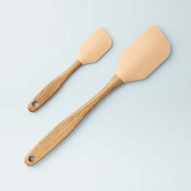 Silicone Spatula Set of 2 Tan - Hearth & Hand™ with Magnolia | Target