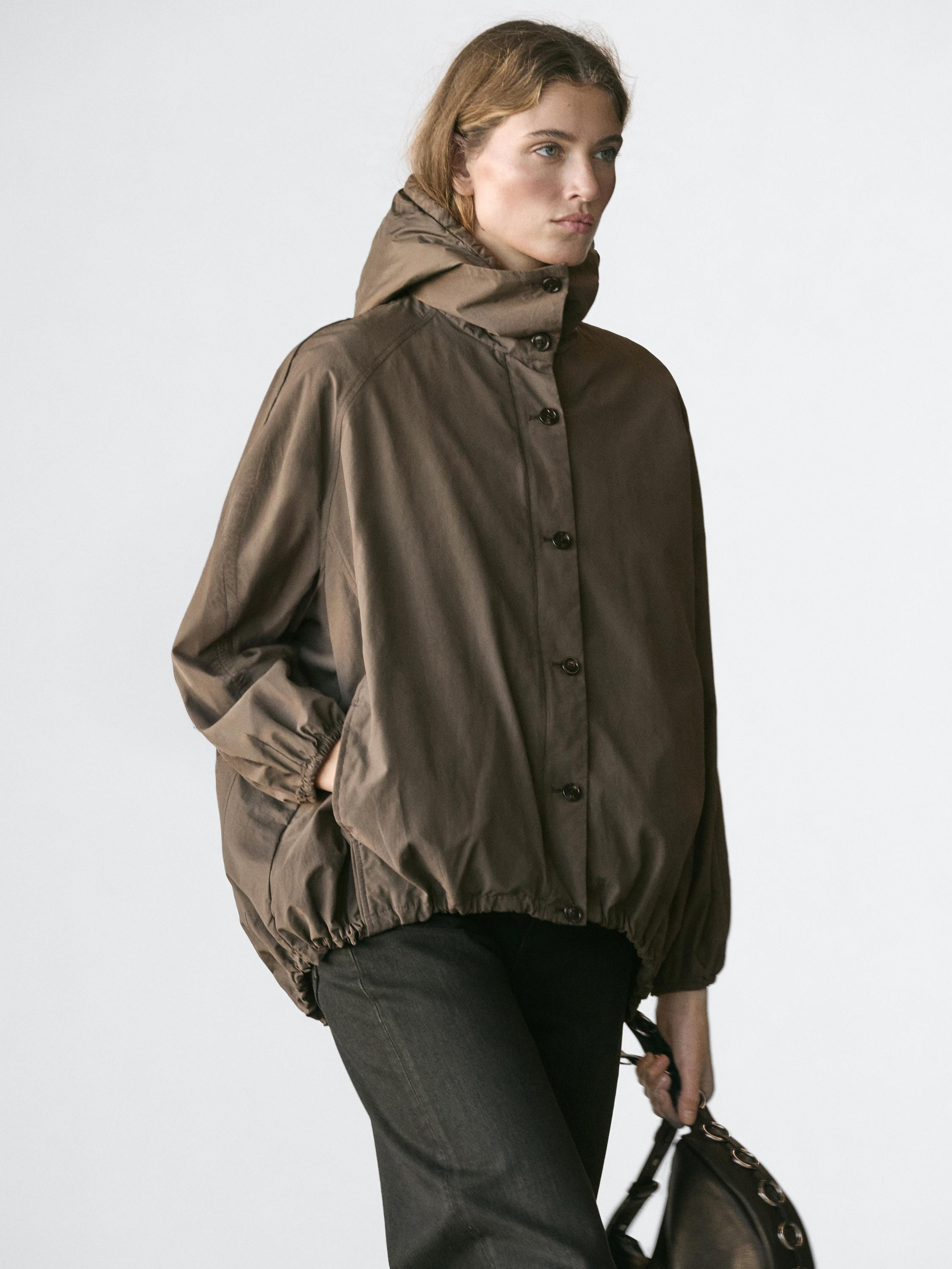 Parka with puff detail | Massimo Dutti UK
