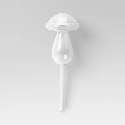 Outdoor Mushroom Shaped Glass Watering Orb Clear - Threshold™ | Target