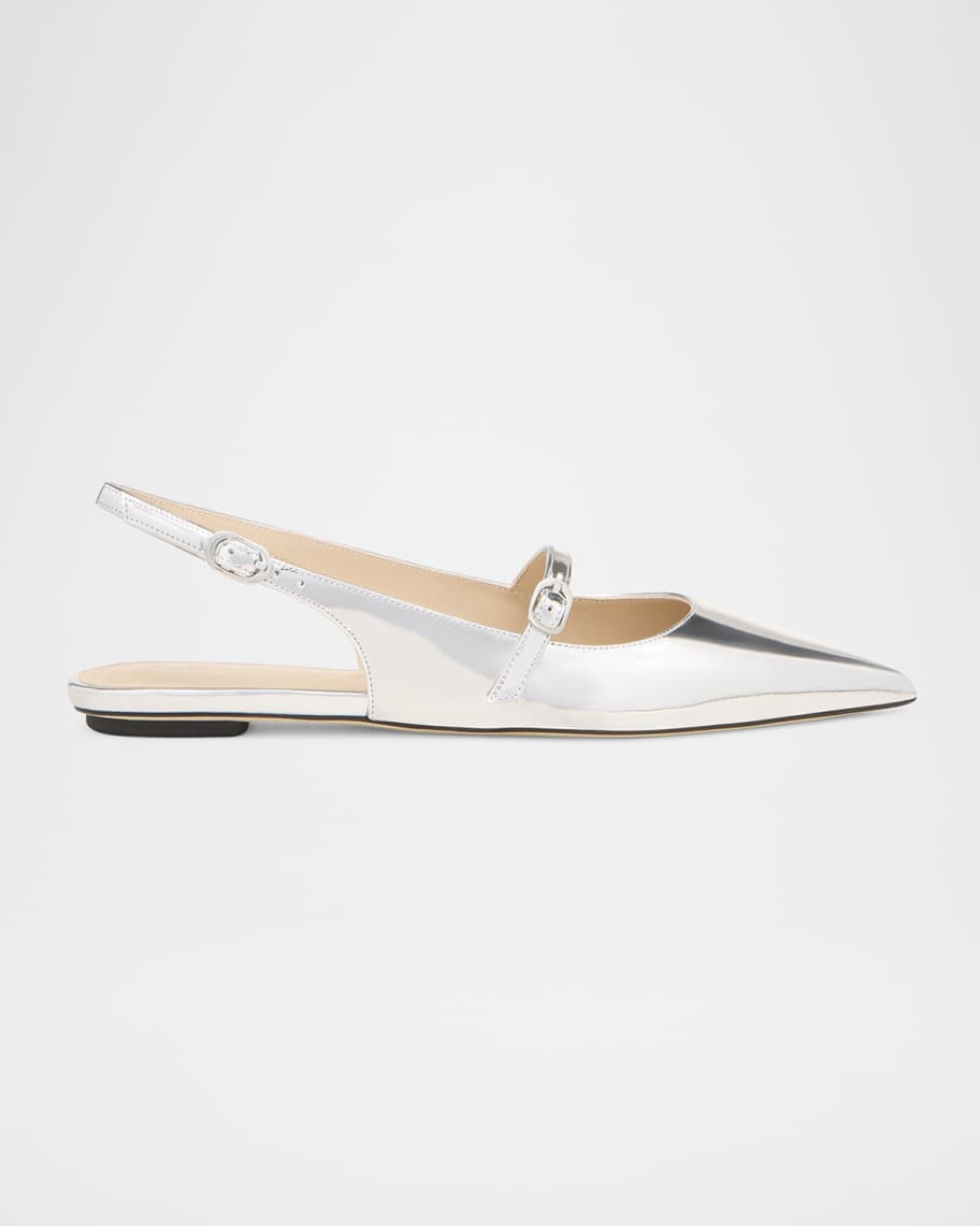 Emilia Mary Jane Slingback Ballerina Flats | Neiman Marcus