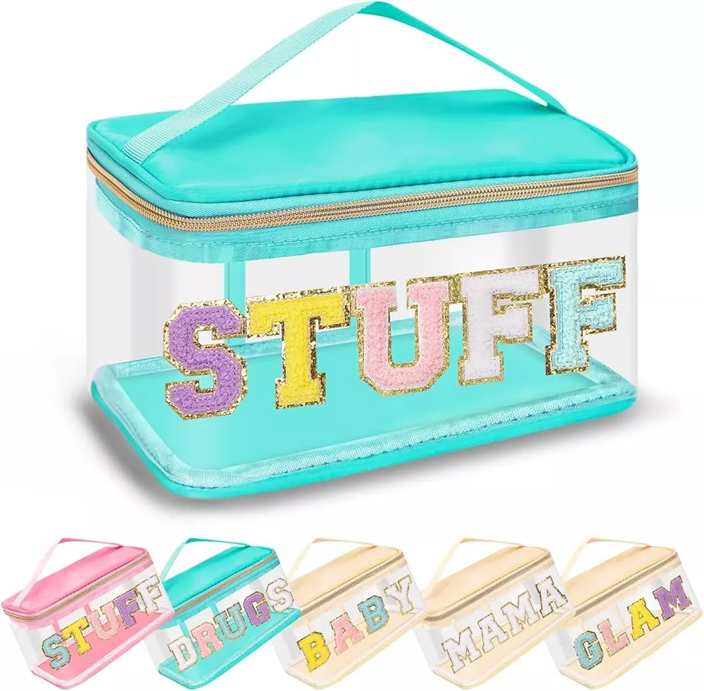 DUPE Colorful Letter Cosmetic Bag … curated on LTK