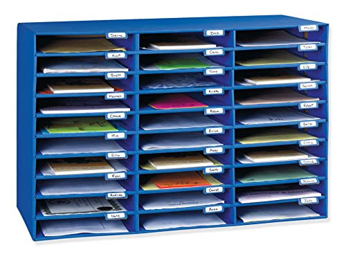 Classroom Keepers Mailbox, 30-Slot, Blue, 21"H x 31-5/8"W x 12-3/4"D, 1 Unit | Amazon (US)