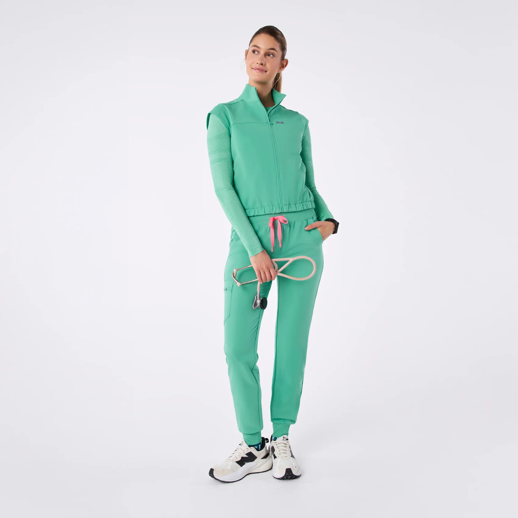 Lomita Full Zip Scrub Top | FIGS