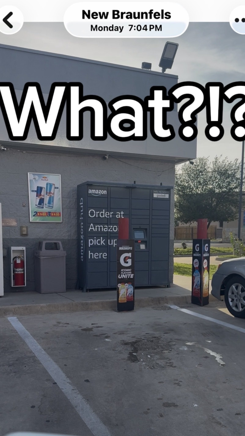 You didn’t hear it from me, but… 👀📦
I was out exploring beautiful New Braunfels and stopped at a convenience store… and right out front was a HUGE Amazon pickup box.
Like… Order on Amazon. Pick up here. 🤯

Living in California, I’ve never seen anything like it!
Honestly? Kind of genius. Easy pickup, no missed packages, and Amazon keeps finding ways to make life simpler.

Tell me—**have you seen one of these in your town?**👇
Because now I’m officially intrigued… and maybe a little obsessed. 🤍📦✨

#LTKFind #AmazonFinds #AmazonPickup #TexasFinds #NewBraunfels #EverydaywithRhonda #LifeStyleFinds #ConvenienceMeetsStyle #AmazonInfluencer