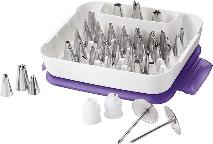 Wilton, 55-Piece Cake Supply Master Decorating Tip Set | Amazon (US)