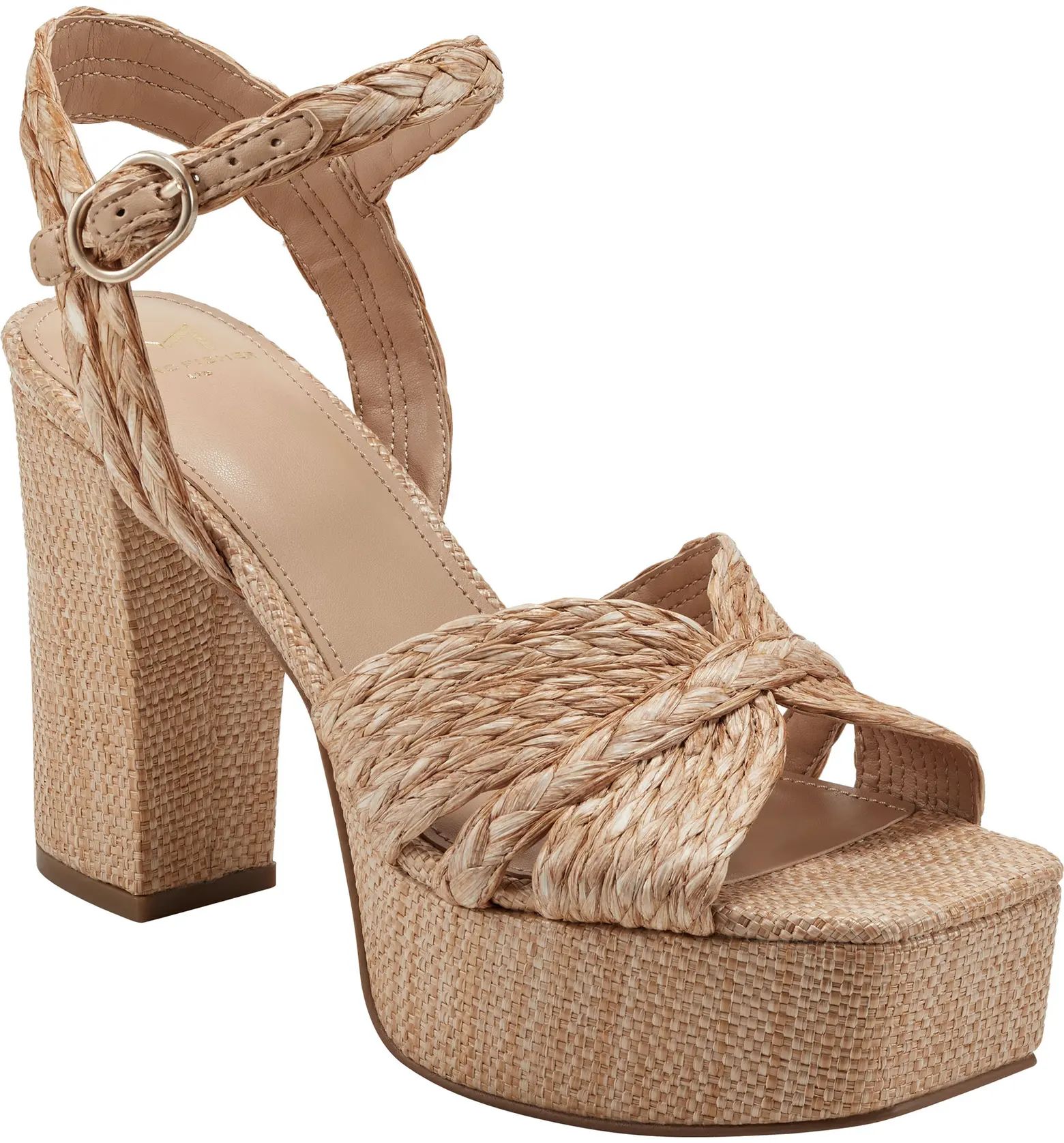 Chela Platform Raffia Sandal (Women) | Nordstrom