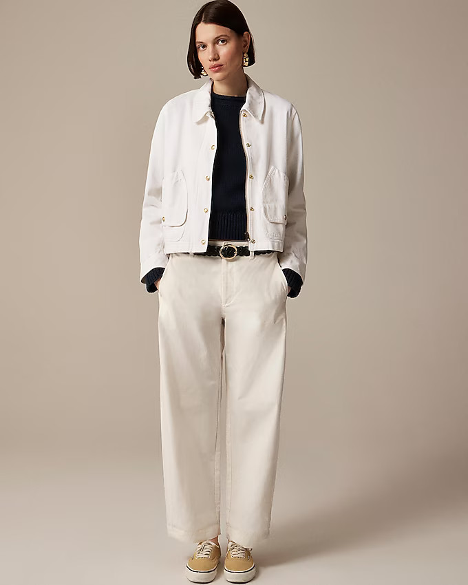 Short Barn Jacket™ in cotton twill | J. Crew US