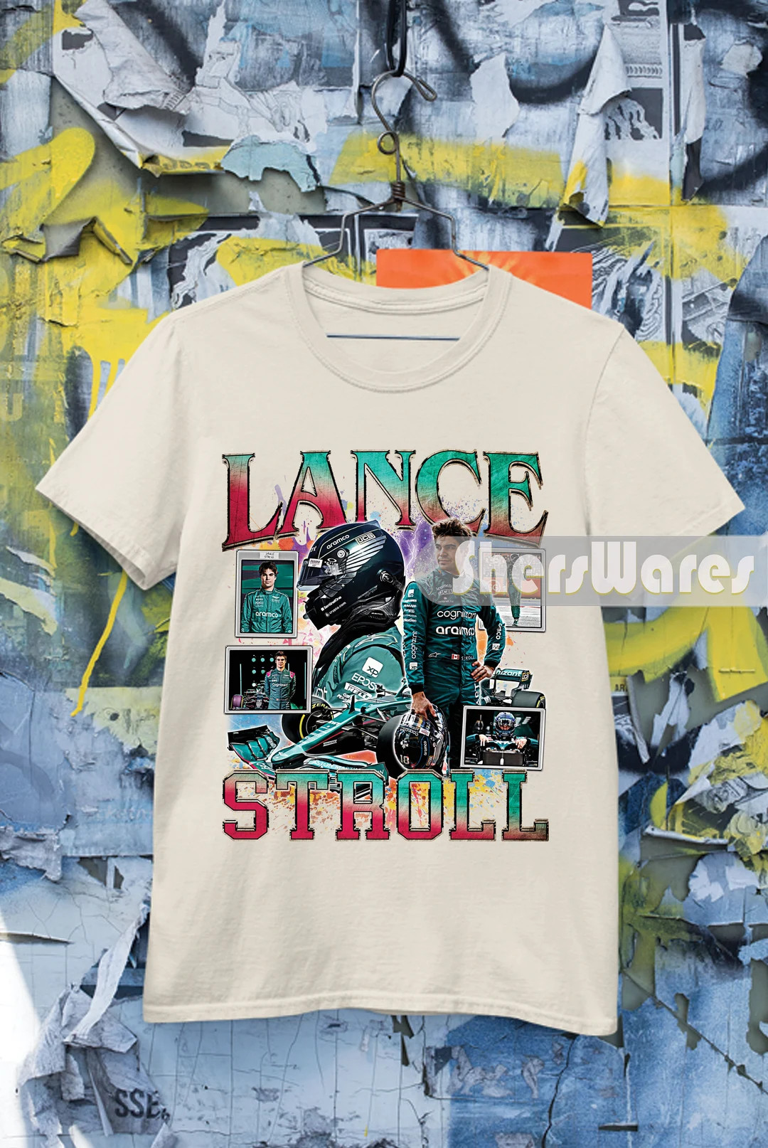 Vintage 90s Graphic Style Lance Stroll T-Shirt/ Sweatshirt / Hoodie, Vintage Oversized Sport Tee,... | Etsy (US)