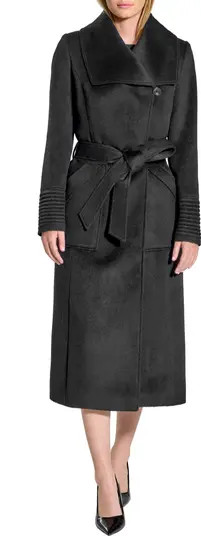 Wide Collar Belted Alpaca & Wool Wrap Coat | Nordstrom
