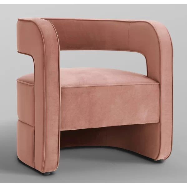 Jamal Velvet Barrel Chair | Wayfair North America