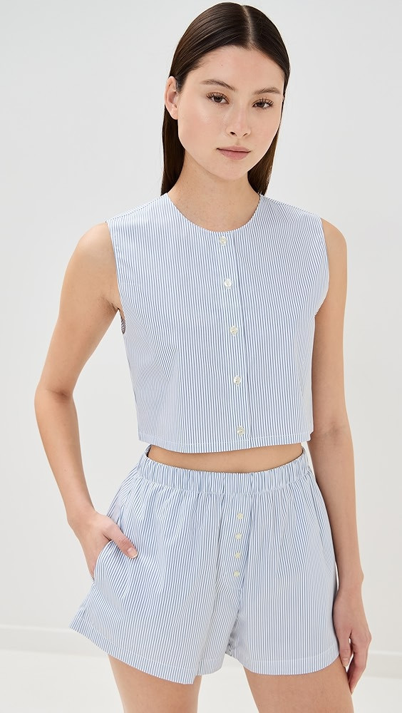 Leset Yoshi Crewneck Vest | Shopbop | Shopbop