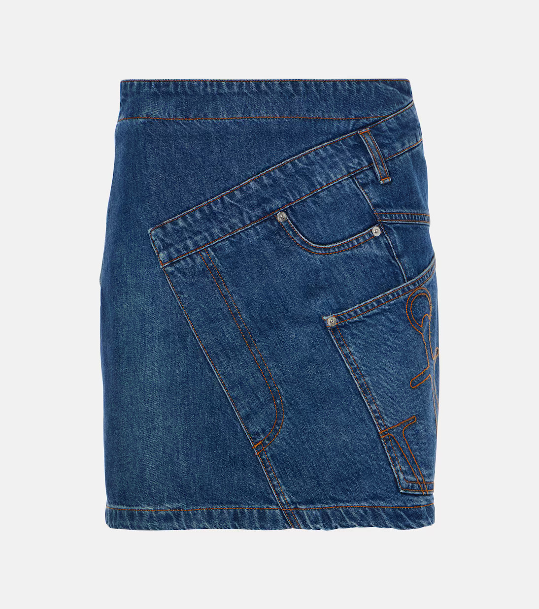 Twisted denim miniskirt | Mytheresa (US/CA)