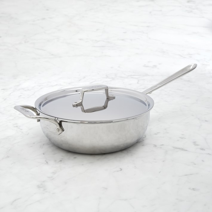 All-Clad D5® Stainless-Steel Nonstick Essential Pan, 4-Qt. | Williams-Sonoma