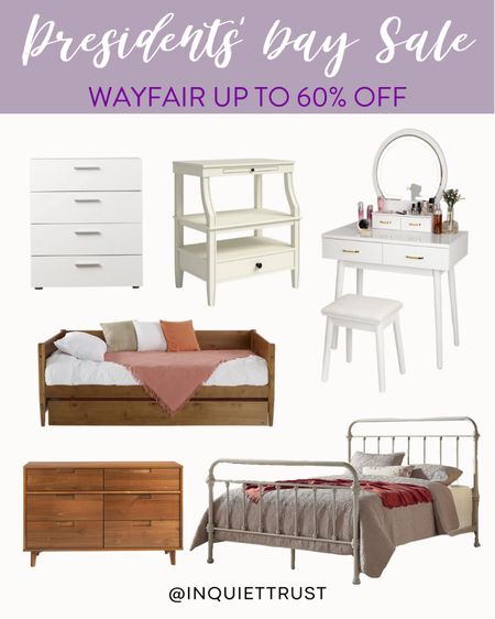 These white and neutral furniture items from Wayfair are on sale today!

#furniturefinds #bedroomrefresh #onsalenow #homefinds #presidentsdaysale

#LTKhome #LTKFind #LTKsalealert