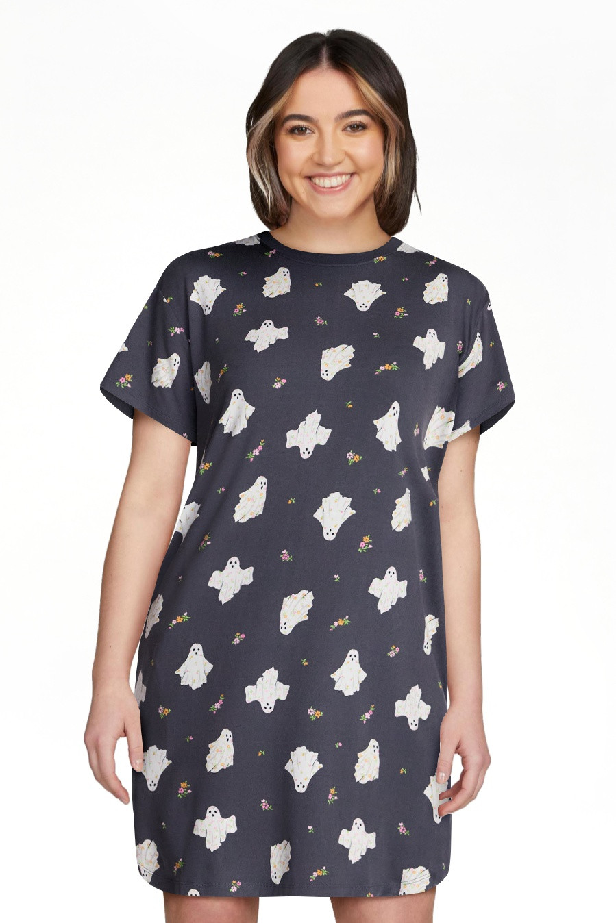 Halloween Women's Sleepshirt Top and Socks Set from Way to Celebrate, 2-Piece, Sizes XS-3X | Walmart (US)