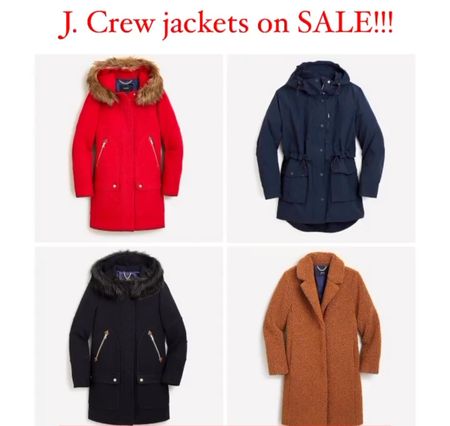 J. Crew coats & jackets sale // 60% off with code BIGGERSALE // holiday outfit // Winter outfit // puffer coat // parka // wool coat 

#LTKHoliday #LTKstyletip #LTKsalealert