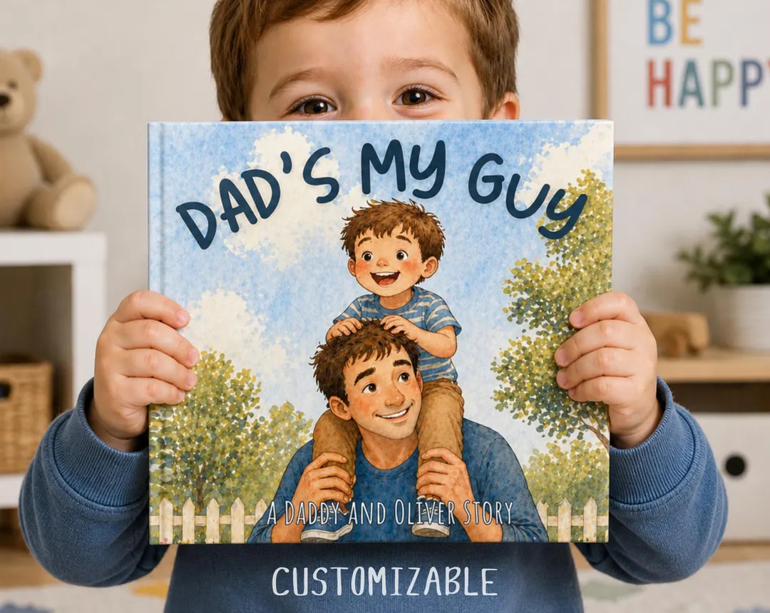Personalized Father's Day Gift From Kid Custom Children's Book for Dad From Son - Etsy | Etsy (Global)