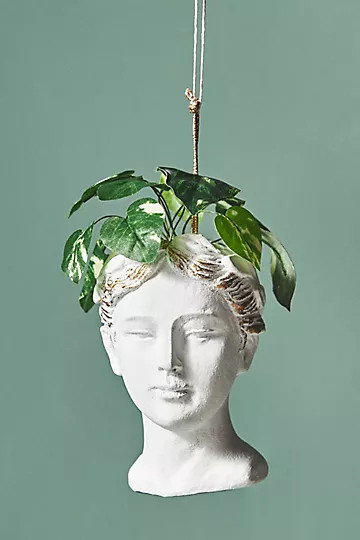 Grecian Bust Pot Ornament | Anthropologie (US)