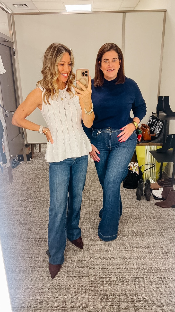 Nordstrom Anniversary Sale 

Megan – Top Fit: XS | Jeans Fit: 25

Ali-Shaun – Top Fit: Large | Jeans Fit: 10P

#LTKSaleAlert #LTKWorkwear