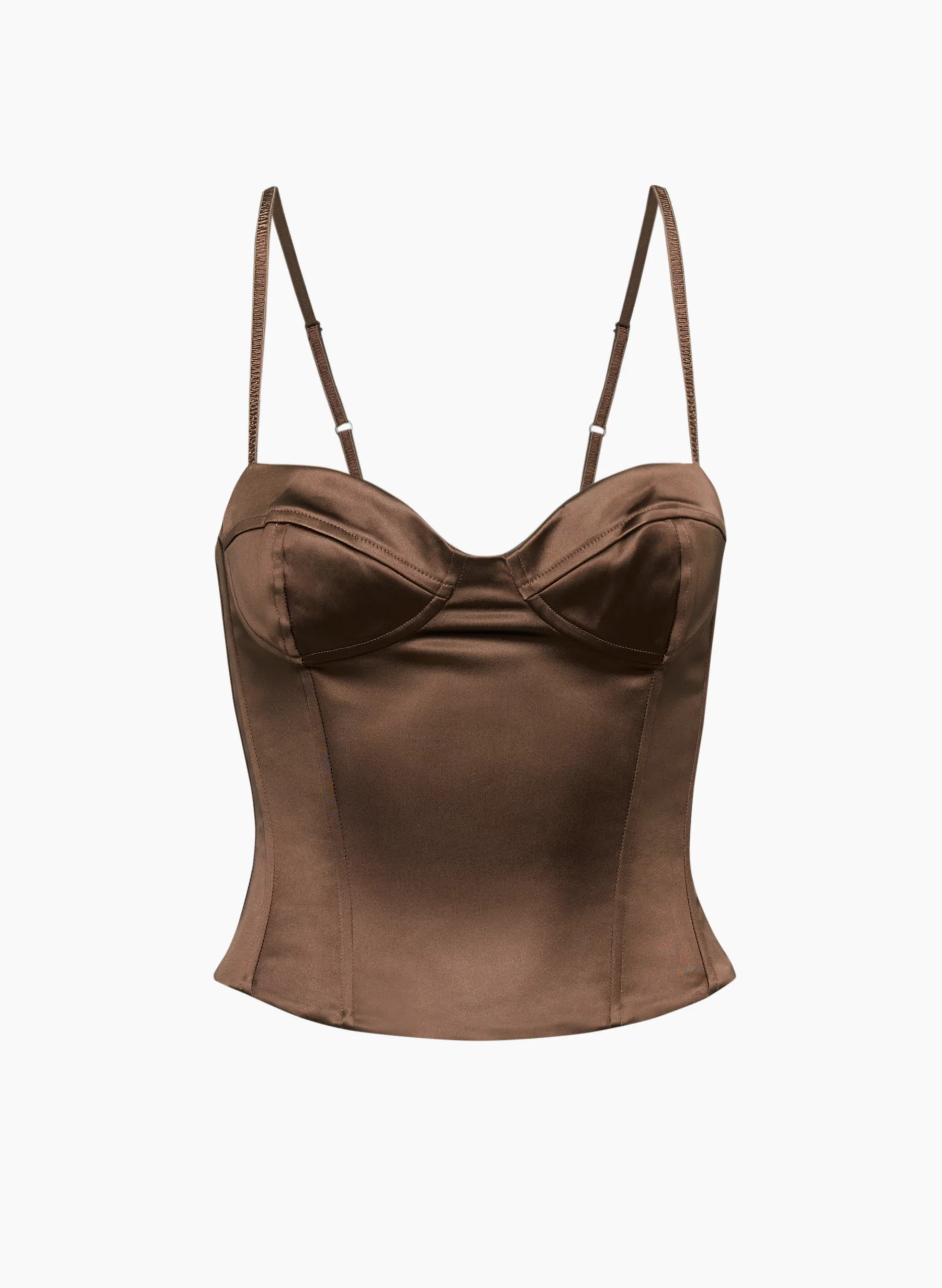 DAZZLE SATIN BUSTIER | Aritzia