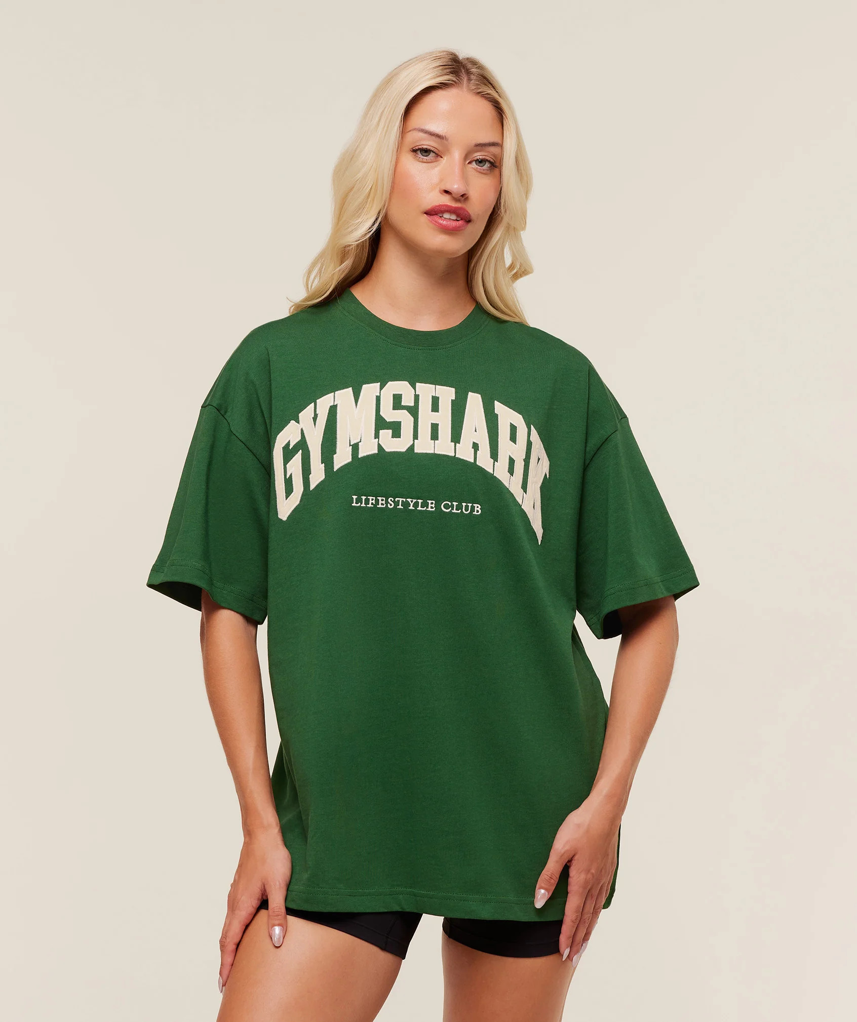 Gymshark Collegiate Graphic T-Shirt - Athletic Green | Gymshark US