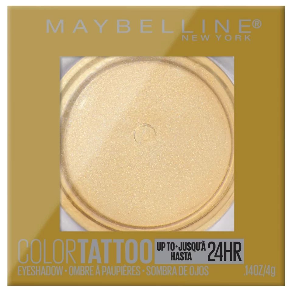 Maybelline Color Tattoo Up To 24HR Longwear Cream Eyeshadow, Golden Girl, 0.14 oz. | Walmart (US)