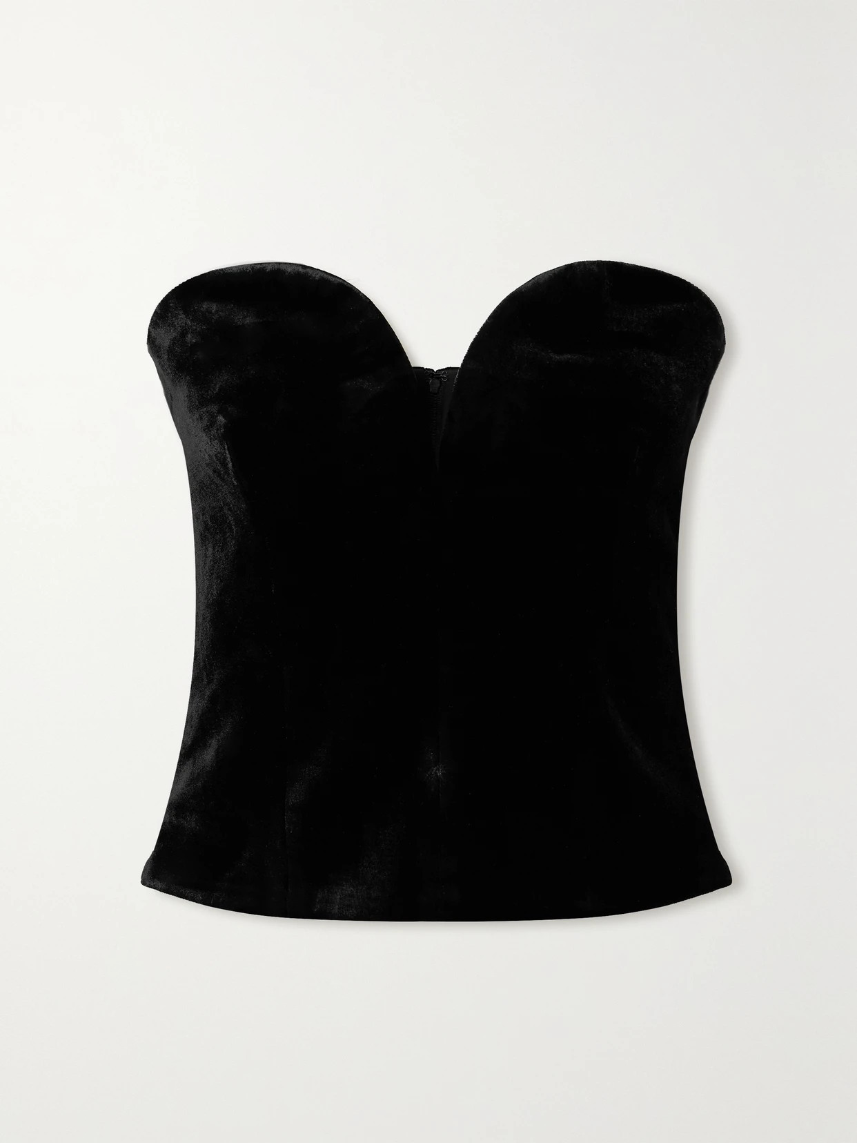 ROLAND MOURET - Strapless Velvet Top - Black | NET-A-PORTER (UK & EU)