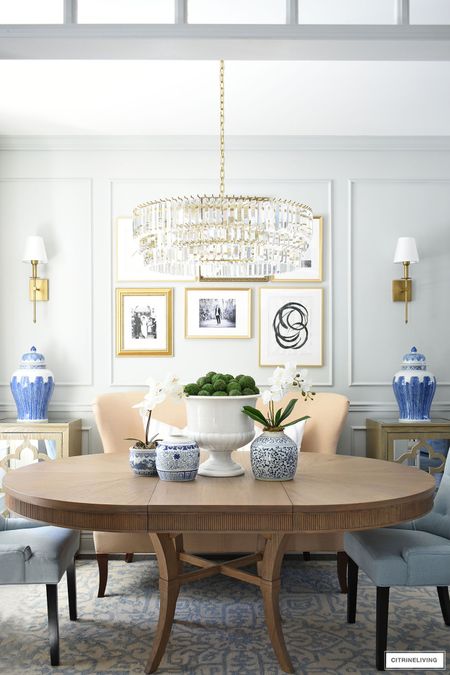 Dining room decorating! Use a collection of pieces you love as an everyday centerpiece for a chic and effortless look!

#LTKhome #LTKstyletip #LTKSeasonal