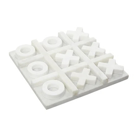 Cole & Grey 2 Player Marble Tic Tac Toe | Wayfair North America