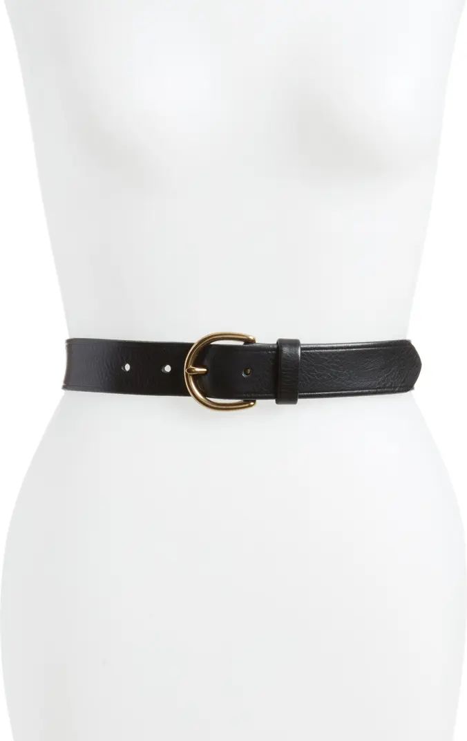 Medium Perfect Leather Belt | Nordstrom