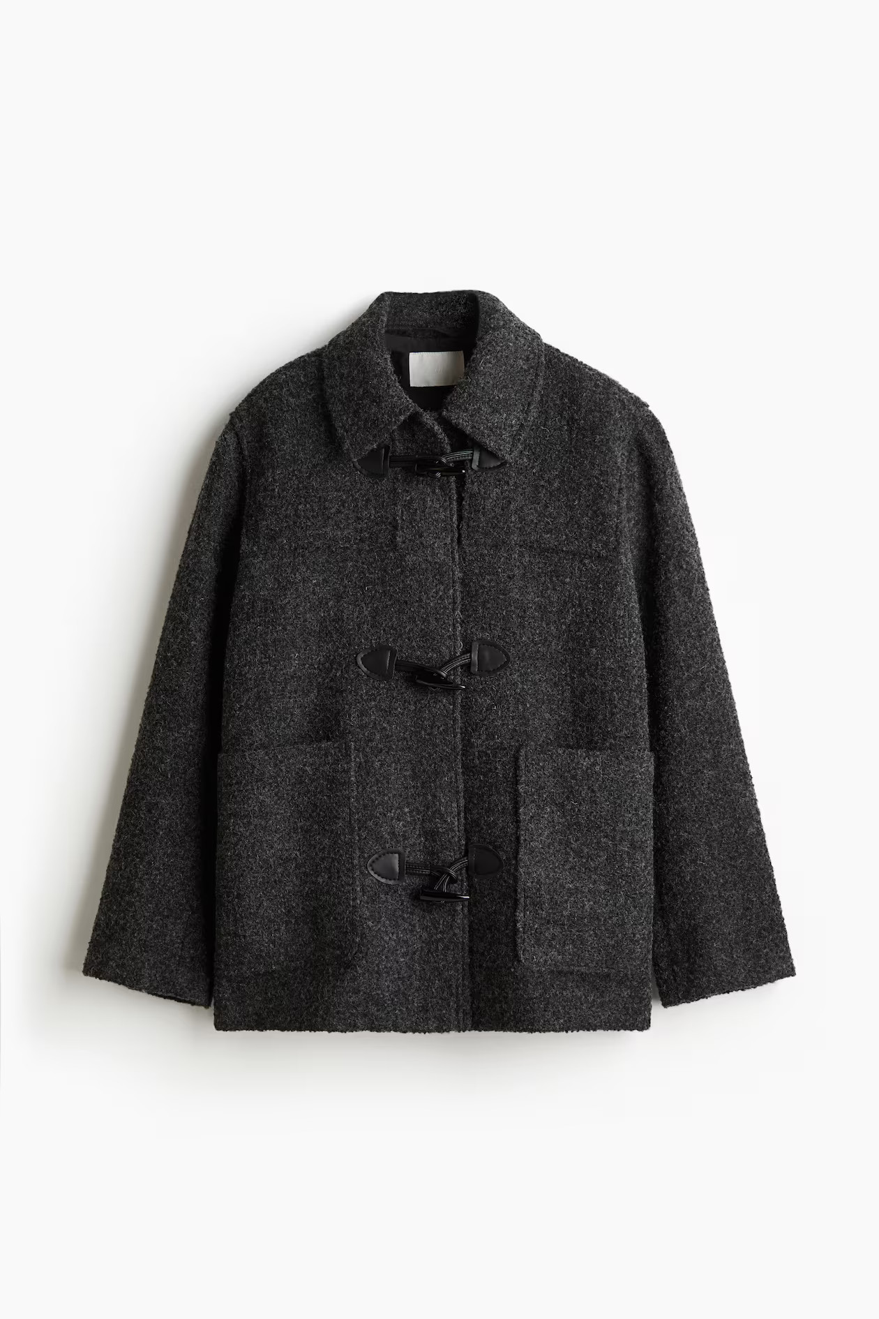 Trenca - Gris oscuro jaspeado - MUJER | H&M ES | H&M (FR, IT, ES, PT, BE)